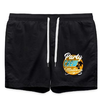 Party Crew Mallorca - Short de bain - noir - Devant - AI Model Male 185 light (185cm)