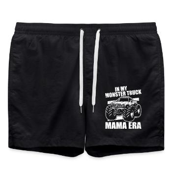In my monster truck mama era - Swim Trunks - black - Front - AI Model Male 185 light (185cm)
