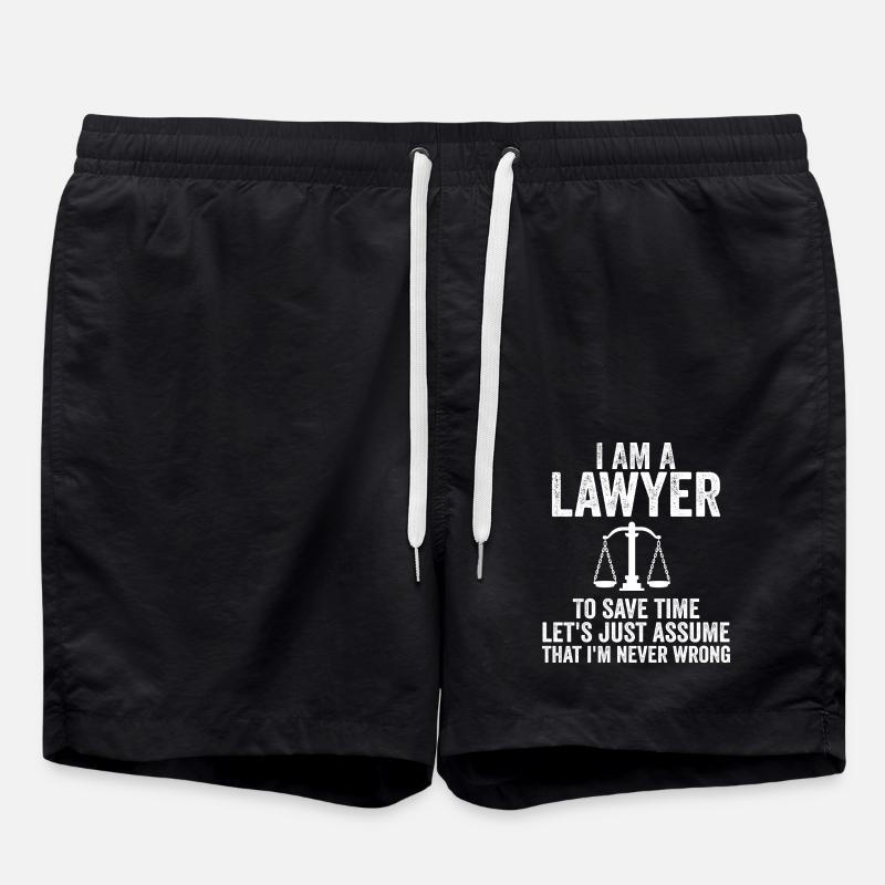 I Am A Lawyer - Short de bain - noir
