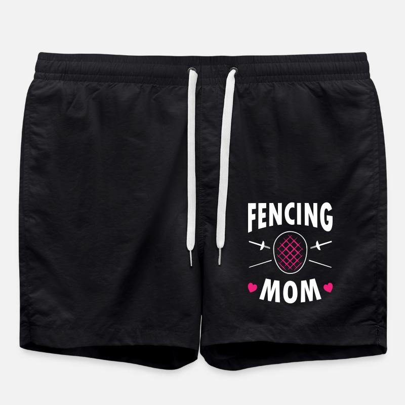 Maman escrimeuse - Short de bain - noir
