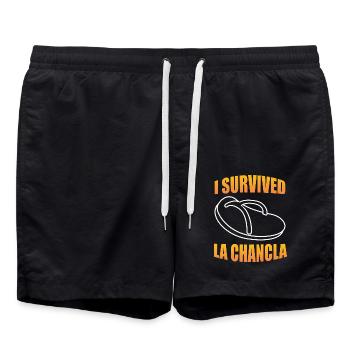 Colombie - Short de bain - noir - Devant - AI Model Male 185 light (185cm)