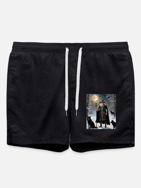 Wizard - Swim Trunks - black
