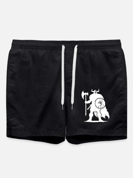 Viking Warrior - Swim Trunks - black