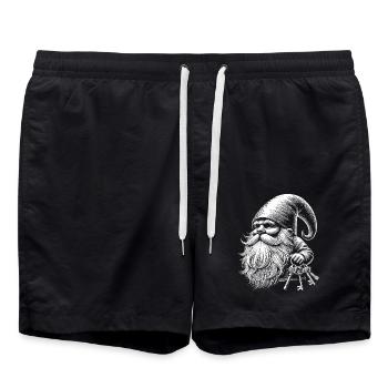 Bunch of keys - Swim Trunks - black - Front - AI Model Male 185 light (185cm)