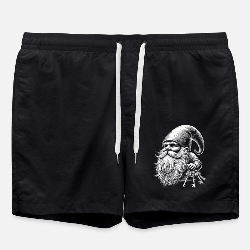 Trousseau de clés - Short de bain - noir
