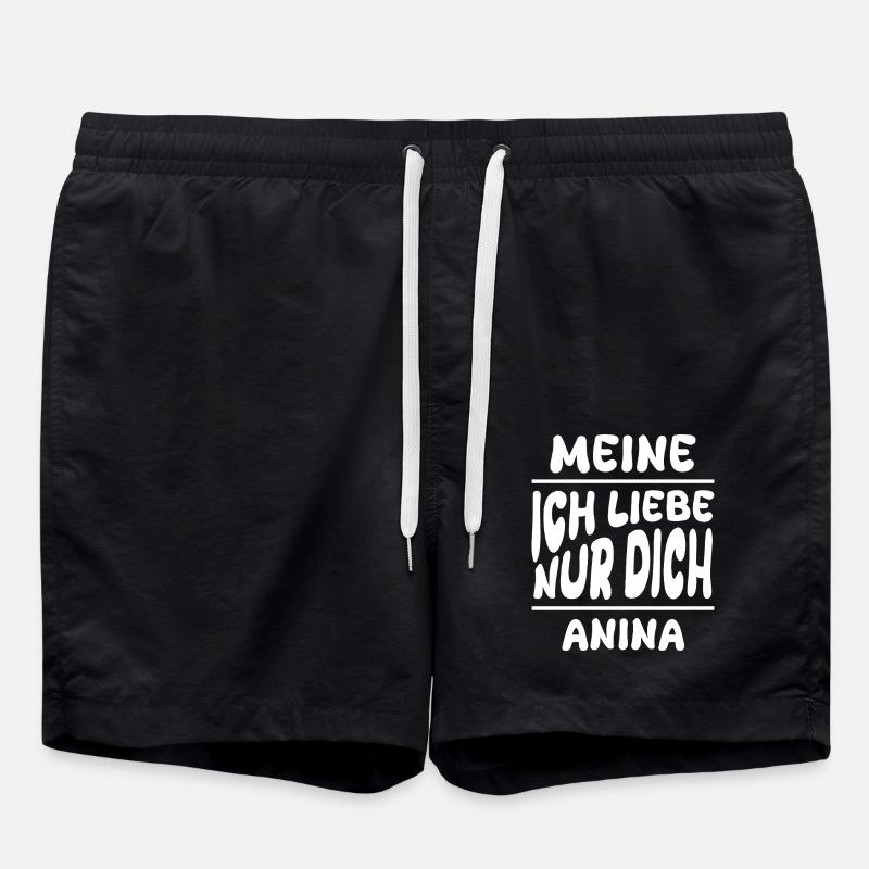 Mme Anina - Short de bain - noir