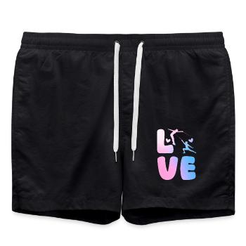 Clôture Clôture - Short de bain - noir - Devant - AI Model Male 185 light (185cm)