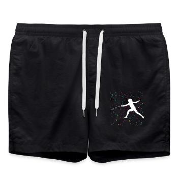 Clôture Clôture - Short de bain - noir - Devant - AI Model Male 185 light (185cm)