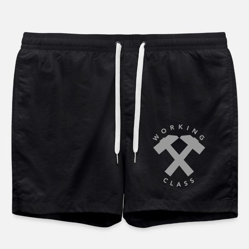 Arbeiterklasse - Badeshorts - Schwarz