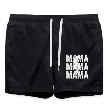 Basketteur Joueur Maman Maman Basketball - Short de bain - noir - Devant - AI Model Male 185 light (185cm)