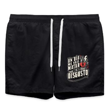 What a disgust - Swim Trunks - black - Front - AI Model Male 185 light (185cm)