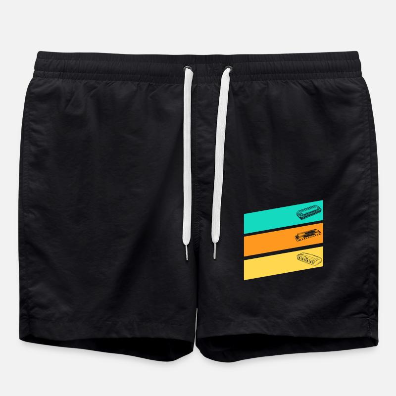 Harmonica Harmonica - Swim Trunks - black