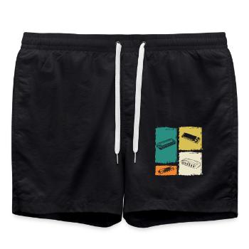 Harmonica Harmonica - Short de bain - noir - Devant - AI Model Male 185 light (185cm)