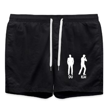 Harmonica Harmonica - Short de bain - noir - Devant - AI Model Male 185 light (185cm)