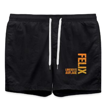 Felix - Short de bain - noir - Devant - AI Model Male 185 light (185cm)