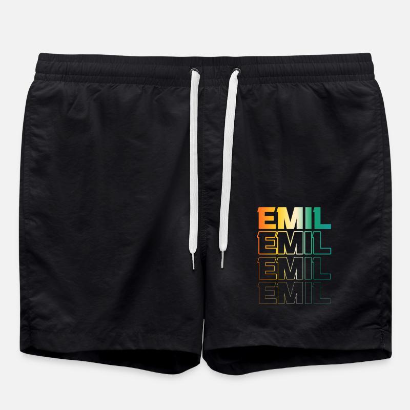 Emil - Short de bain - noir