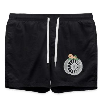 Bébé - Short de bain - noir - Devant - AI Model Male 185 light (185cm)