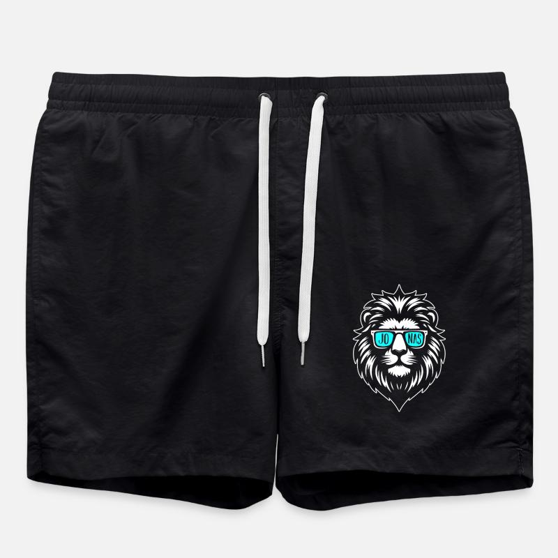 Leo Jonas - Swim Trunks - black