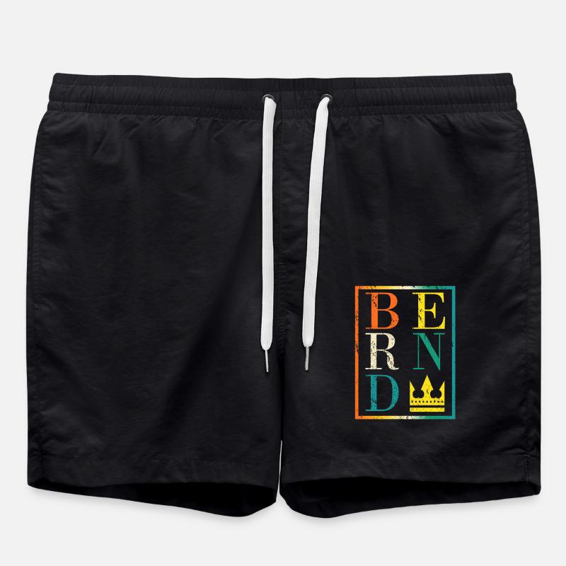 Bernd - Swim Trunks - black