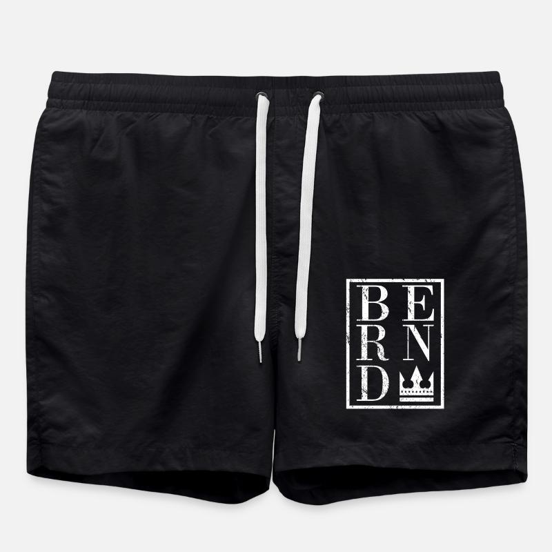 Bernd - Swim Trunks - black