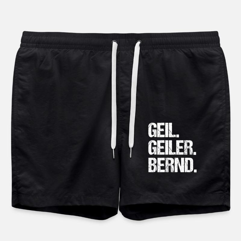 Bernd - Swim Trunks - black