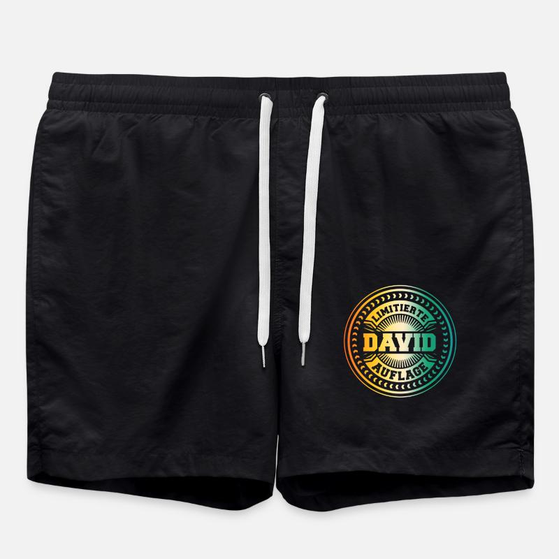 David - Badeshorts - Schwarz