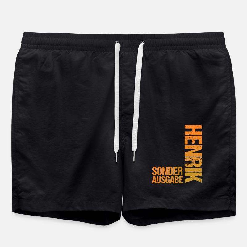 Henrik - Badeshorts - Schwarz
