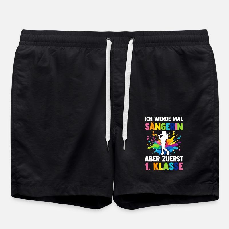 Singer Première Primaire Inscription Écolier - Short de bain - noir