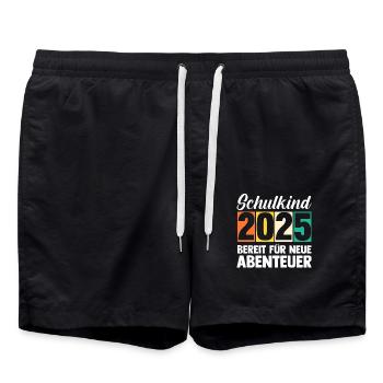 Kita Farewell First Grade School Enrollment 2025 - Swim Trunks - black - Front - AI Model Male 185 light (185cm)