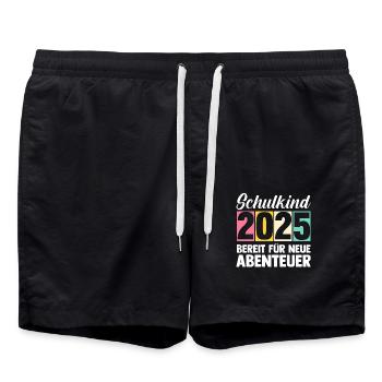 Kita Farewell First Grade School Enrollment 2025 - Swim Trunks - black - Front - AI Model Male 185 light (185cm)