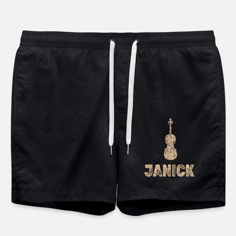 Bratsche Janick - Badeshorts - Schwarz