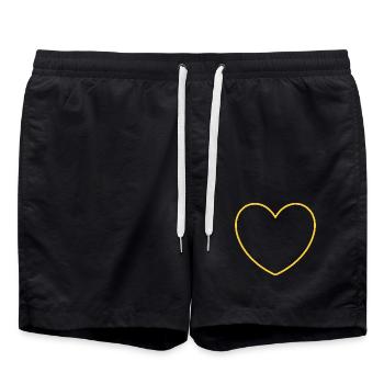 Cadeau pour la fête des mères : Idée de cadeau pour la fête des mères - Short de bain - noir - Devant - AI Model Male 185 light (185cm)