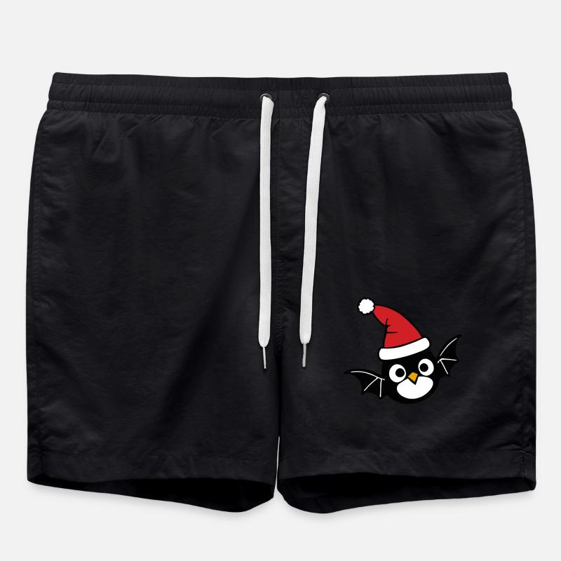 Noël de chauve-souris - Short de bain - noir