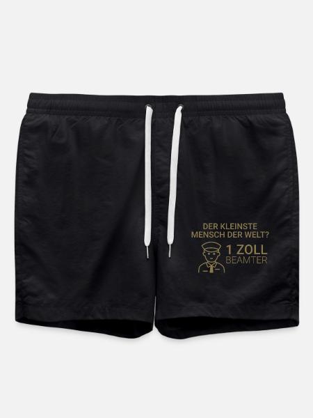 Der kleinste Mensch der Welt? 1 Zoll Beamter - Badeshorts - Schwarz