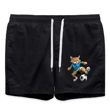 Football pour chat - Short de bain - noir - Devant - AI Model Male 185 light (185cm)