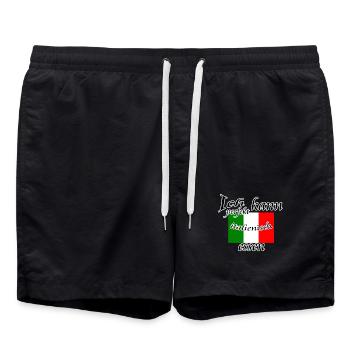Perfekt Italienisch Geschenk - Badeshorts - Schwarz - Vorne - AI Model Male 185 light (185cm)
