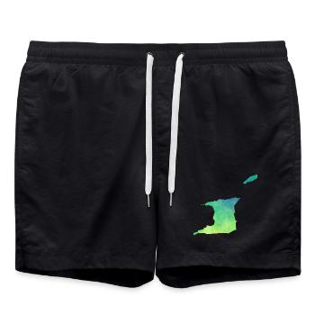 Trinidad and Tobago - Swim Trunks - black - Front - AI Model Male 185 light (185cm)