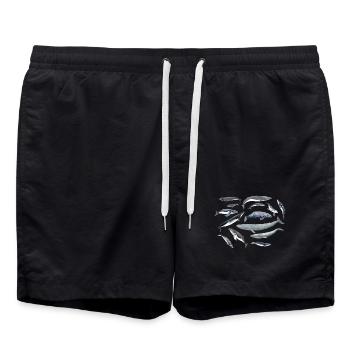 Whale family - Whale family - Baleines - Swim Trunks - black - Front - AI Model Male 185 light (185cm)
