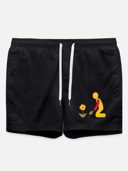 Garten - Badeshorts - Schwarz