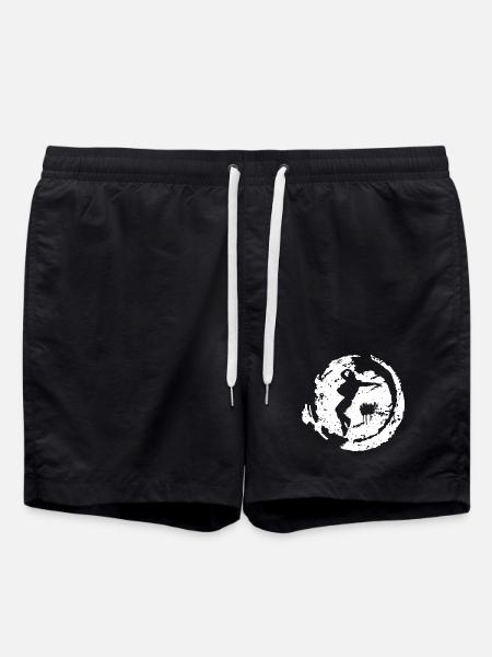 break dancing - Swim Trunks - black