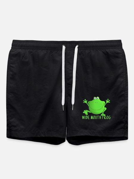 Laughing frog - Swim Trunks - black