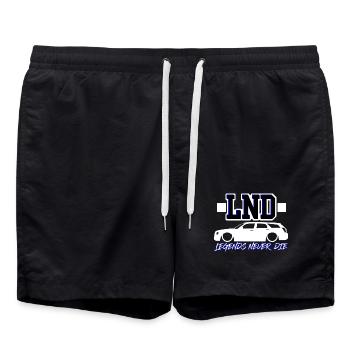 LND Legenden sterben nie - Badeshorts - Schwarz - Vorne - AI Model Male 185 light (185cm)