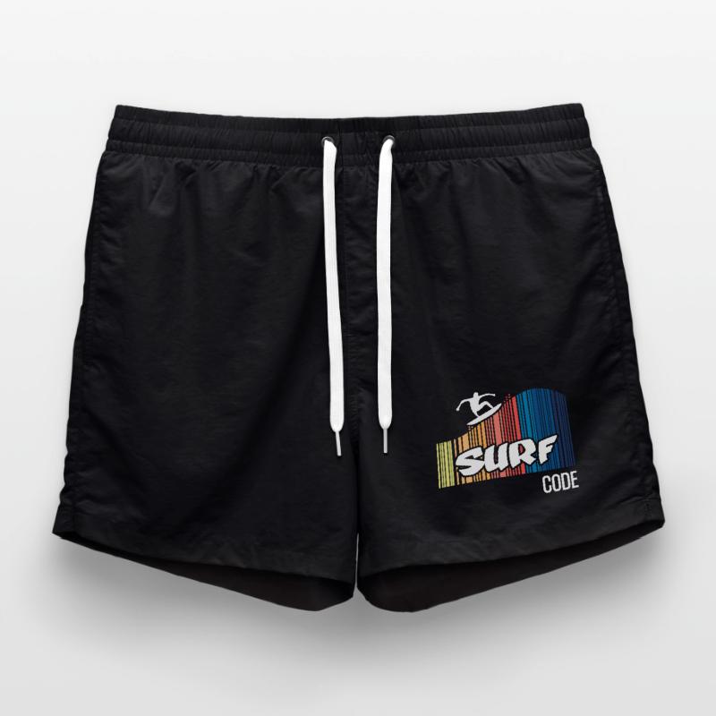 Surf Code (dark) Swim Trunks