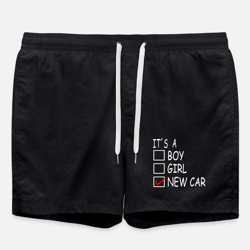 New car - Swim Trunks - black