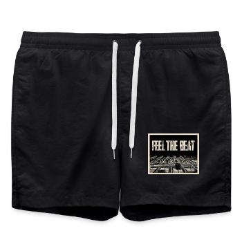 Ressentez l’ambiance du Beat Club - Short de bain - noir - Devant - AI Model Male 185 light (185cm)