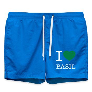 J’AIME LE BASILIC Basilikum - Short de bain - cobalt blue - Devant
