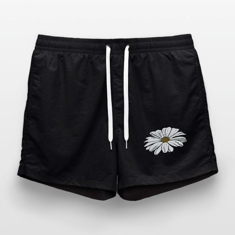 Fleur Blanche Fleurs Blanches Fleurs Blanches Fleurs Blanches Short de bain