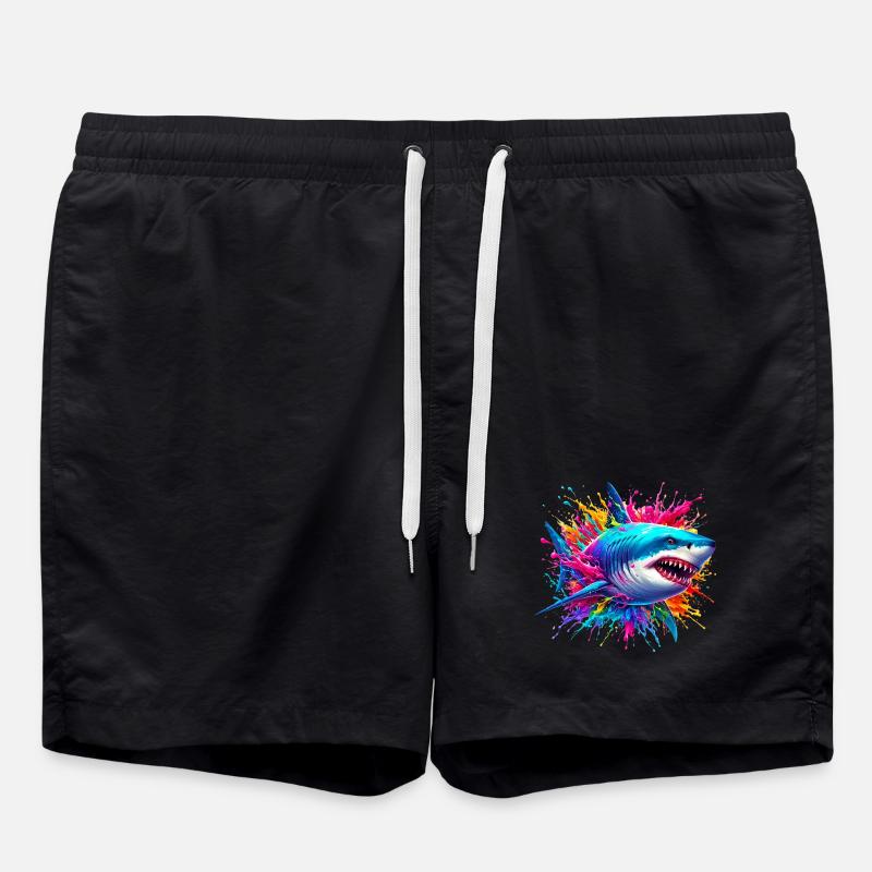 Shark - Swim Trunks - black