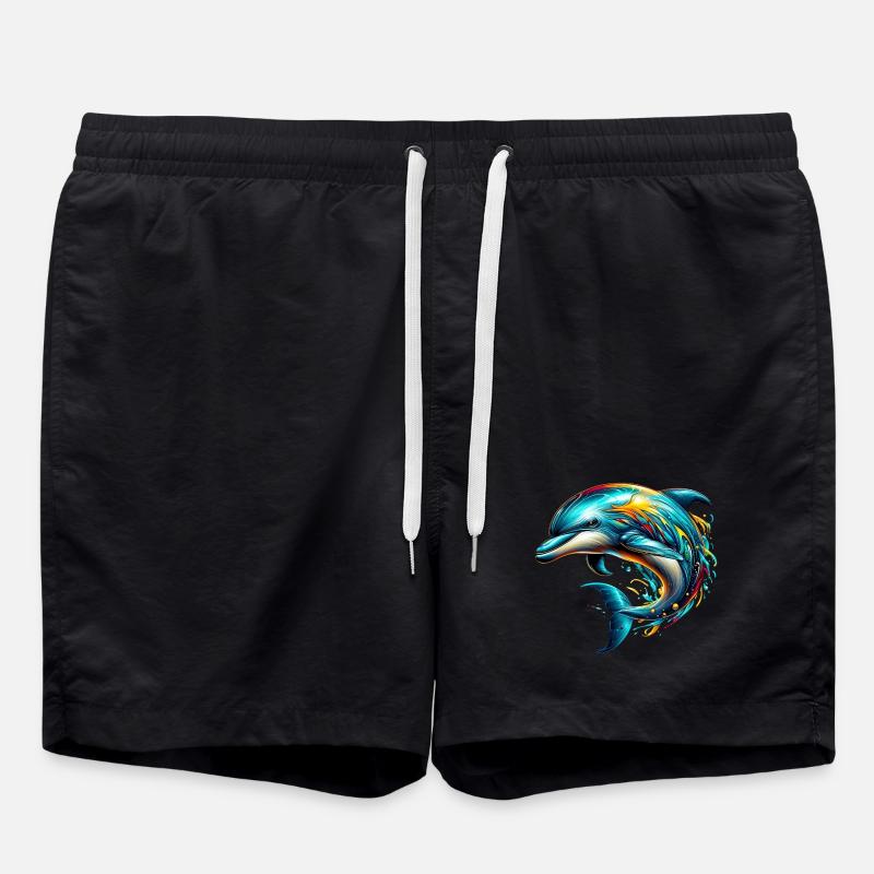 Dauphin - Short de bain - noir
