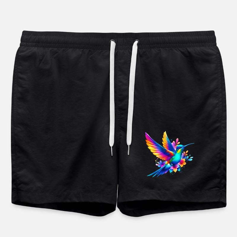 Hummingbird - Swim Trunks - black